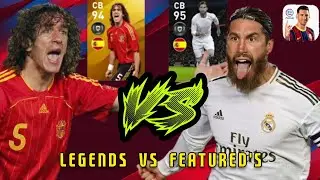 Legend Puyol VS Featured Ramos PES2020 Mobile | Legend VS Featured Players Series #4 pes2020 mobile
