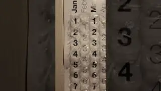 January 3, 2023  - Daily Bubble Wrap Calendar #shorts