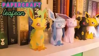 Making a Papercraft Leafeon | DIY Pokemon