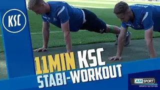 11 MIN | KSC-STABI-WORKOUT (Optional mit Fitnessband)