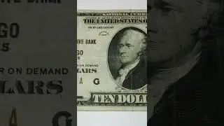 Old $10 Bill 1929 Brown ink