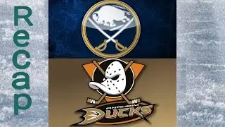 Buffalo Sabres defeat the Anaheim Ducks 5-3 at KeyBank Center in Downtown Buffalo. Jack Quinn MVP