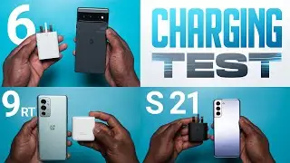 OnePlus 9RT vs Google Pixel 6 vs Galaxy S21 | ULTIMATE Battery Charging Test