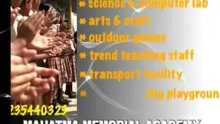 Mahatma Memorial Academy AD FILM