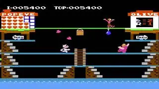 Popeye NES Playthrough | Classic 8-Bit Platform Action Retro Gameplay