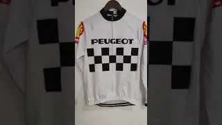 Peugeot vintage cycling long sleeve jersey 1982