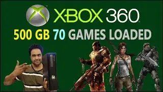 NEW XBOX 360 || CUSTOMER ORDER || 500 GB + 70 GAMES LOADED || E3 GAMING ||