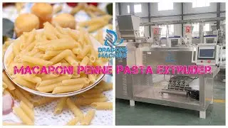 Macaroni Penne Pasta Extruder #foodextrusion #pastaextruder #macaronimachine #macaroni