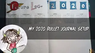 My 2020 Bullet Journal Setup (Using Plant Based Bride's New Calendar Stickers)