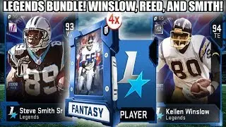 LEGENDS BUNDLE! ED REED, STEVE SMITH, AND KELLEN WINSLOW! | MADDEN 19 ULTIMATE TEAM