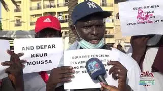 Des jeunes de Keur Moussa à Sébikotane dénoncent l’accaparement de leurs terres par la famille Filfi
