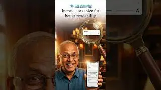 Increase text size for better readability