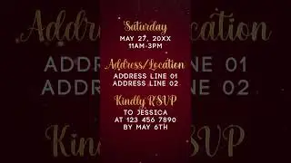2023 Graduation Video Invitation, Animated Grad Announcement, Graduation Invite, Senior Graduation