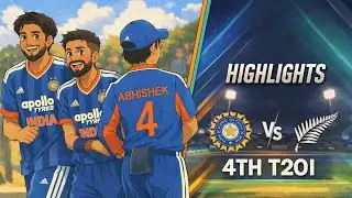 4Th T20I 🏏 | IND 🇮🇳 vs NZ 🇳🇿 | Newzealand tour ✈️ of India | HIGHLIGHTS | Visual Graphics 🧐 | 