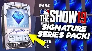Signature Series Choice Pack! 12 New Signature Series Cards! MLB The Show 19 Diamond Dynasty