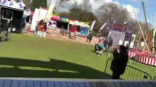 Jonny Humphreys’ Waltzer onride at Wolverhampton West Park Funfair April 2022