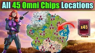 Fortnite All 45 OMNI CHIPS Locations Guide (Weeks 1-5) // Omni Sword Quests