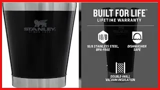 Great product -  Stanley Classic Stay Chill Vacuum Insulated Pint Glass with Lid, 16oz Stainless Ste