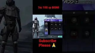 1 to 100 rp BGMI M23 UPDATE #youtubeshorts #shorts #pubg