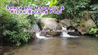 Suara Air Mengalir & Kicau Burung Pagi | Relaksasi Alam Menenangkan