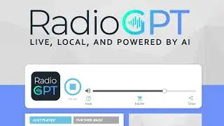 Radio run by Artificial Intelligence. RadioGPT