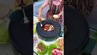 Grill and shabu-shabu hot pot is so convenient at home #hotpot #grill #homemadegood