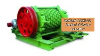 Double Roll Crusher for soils with large and wet parts