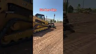 Cat 275 with gb124 grader blade demo