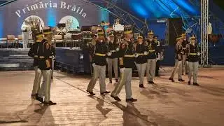 Romanian 30th Guard Brigade Drill Team at the International Festival of Military Music 2022, Braila