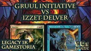 Gruul Initiative vs UR Delver [MTG Legacy]