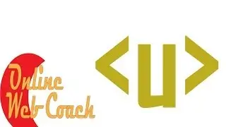 HTML Under line tag - Learn HTML - Online Web Coach