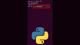 Removing All Whitespace from a Python String! #python #coding