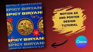 Motion Ad Poster design | Easy Canva Tutorial