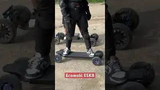 Ecomobl Esk8 electric skateboard for all terrain#offroad#mountainboard #esk8