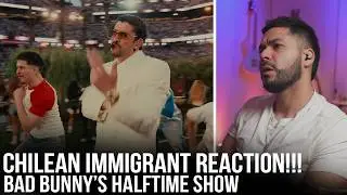 Why was the Bad Bunny Halftime show so controversial? Chilean Immigrant Reaction!
