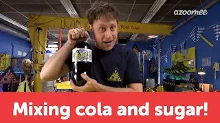 The explosive results of mixing cola and sugar! 😱 | Science Max | Azoomee