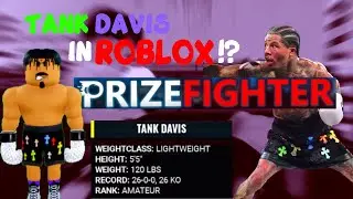 I Played as Gervonta TANK Davis in ROBLOX! Prizefighter EA (Boxing Game)