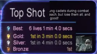 Top Shot Platinum Trophy in 1:04.00 (TimeSplitters 2)