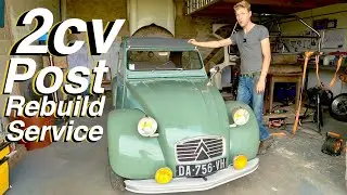 Citroen 2cv Первое обслуживание после ремонта