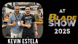 Kevin Estela (Author/Designer/Instructor) at Blade Show 2025