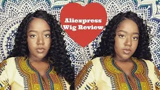 ALIEXPRESS | CURLY SYNTHETIC WIG REVIEW