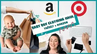 Baby Boy Clothing Haul + BONUS Hello Baby Monitor  || TARGET Cloud Island & Carters