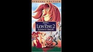 Вступительная часть к фильму &laquo;Король Лев 2: Гордость Симбы&raquo;, специальное издание VHS (2004)