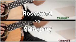 로즈우드와 마호가니의 음색 비교 (Rosewood vs Mahogany)