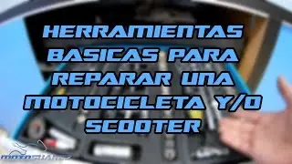 *CARRO DE HERRAMIENTAS* BASICAS PARA ARREGLAR UNA MOTO O SCOOTER