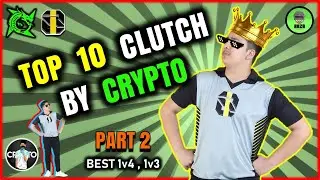 TOP 10 CLUTCH BY @crypto5775 🔥 PART 2  | BEST 1V3 , 1V4 SALTxi8 CRYPTO