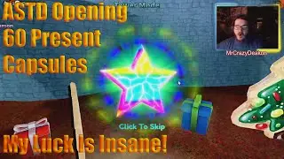 Roblox ASTD Opening 60 Present Capsules (Christmas 2023) My Luck Is Insane!
