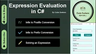 Infix, Prefix, Postfix Conversions and Expression Evaluation