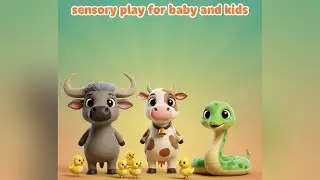 Simple Animal Sensory Play 🐒 for Toddlers Hands-On Discovery