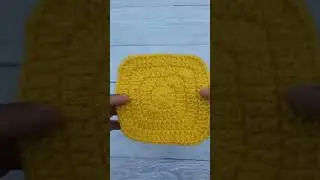 QUICK & EASY Crochet Solid Granny Square tutorial for beginners 💞